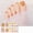 Style;0248, variant on Toenail Polish Strips Adhesive Toenail Stickers Waterproof Toenail Art Stickers 3D Rhinestones Toenail Wraps for Woman