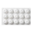 thumbnail image 2 of Leeye Apple Shaped Silicone Cake Mold, Non-Stick Baking Pan with 15 Cavities for Jelly Chocolate Dessert, Oven Safe Flexible Kitchen Mold, 2 of 7