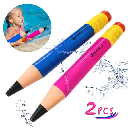 S Swirlline Super Soaker Water Blaster Squirt Gun, 2 Pcs, for Kids