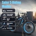 thumbnail image 4 of KAIJIELAISI 26" Fat Tire Electric Mountain Bike for Adults, AWD Dual Motor Electric Bicycles with 21-Speed Gear, Peak 3000W Ebike, 48V 23AH Removable Battery, Fast Dual Hydraulic Brakes, UL2849, 4 of 7