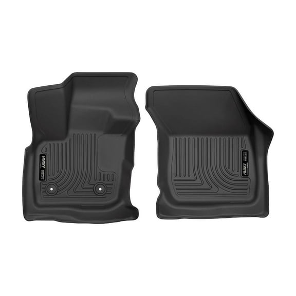 Husky Weatherbeater Floor Mats Fit 2017-2020 Ford Fusion/Lincoln MKZ Front Black 2 Pc