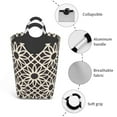 thumbnail image 2 of DouZhe 50L Rectangular Laundry Basket, Moroccan Ethnic Tribal Style Prints Waterproof Foldable Laundry Hamper with Aluminum Handles, 2 of 6