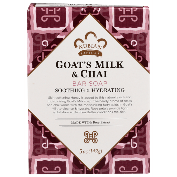 Nubian Heritage Goat's Milk & Chai Bar Soap 5 oz Bar(S)