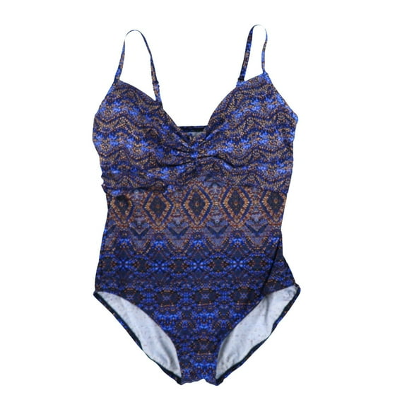 MiracleSuit Women's One Piece Underwire Bathing Suit Blue 16