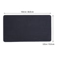 thumbnail image 4 of UKCOCO 2Pcs Black Dashboard Skidproof Pad Car Use Washable Removable Non Magnetic Mat, 4 of 6