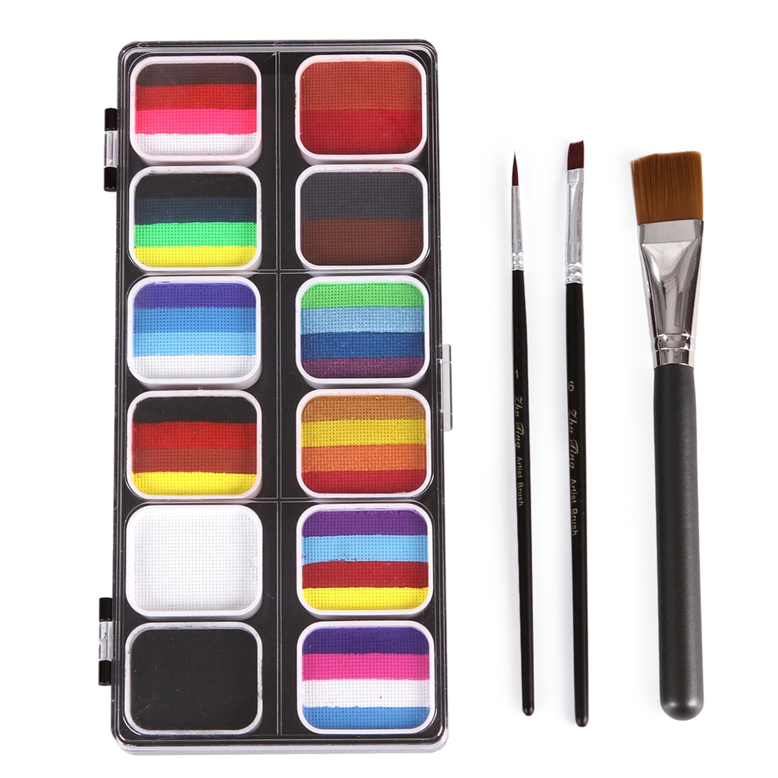OWSOO Watercolor Paint Palette Set 30 Colors Set Professional Face