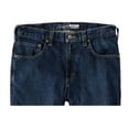 thumbnail image 2 of Carhartt 105119-H45 Men's Relaxed Fit Low-Rise 5-Pocket Jeans, Deep Creek,S38X30, 2 of 5