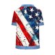 thumbnail image 5 of Mujeres de Verano Tops Casual Cuello Redondo de Moda Pascua No Posicionamiento Impreso Manga Corta Solapa Superior para el Hogar Y el Uso Diario, 5 of 7