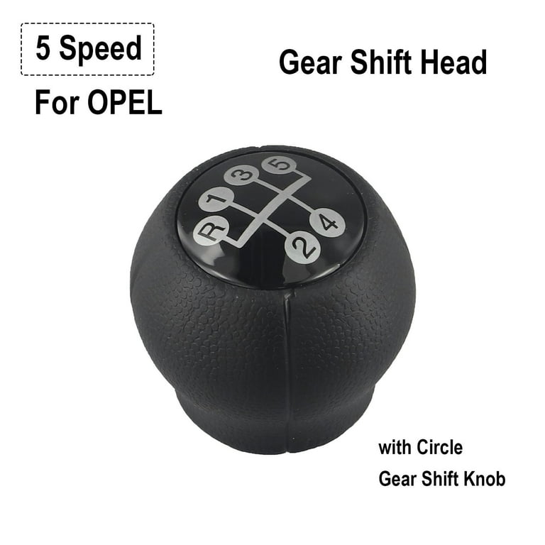 Mt 5 Speed Gear Shift Knob With Circle Fit For Opel Corsa C