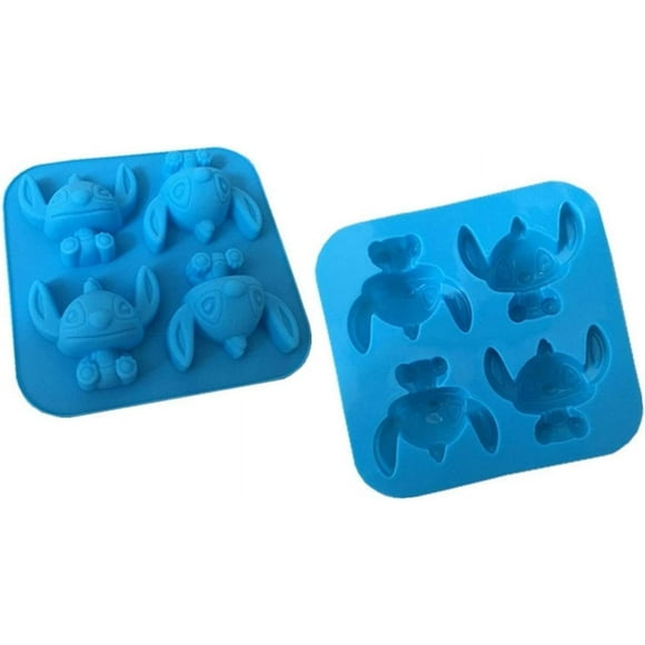 ORUYROP Resin Molds 4 Even Cartoon Stitch Stitch Star Silicone Cake Mold Chocolate Handmade Soap Mold DIY Kitchen Baking Tools Must-Have for novices (Shape Style : Random Color)