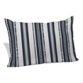 thumbnail image 2 of Navy Blue Geometric Pillow Covers 12"x20", Modern Stripes Art Farmhouse Soft Brushed Microfiber Breathable Throw Pillow Covers, Decorative Pillowcase with Zipper for Couch Sofa Bedroom Living Room, 2 of 9