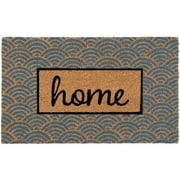 Home Dcor Collection 18" x 30" Blue Home Coir Doormat