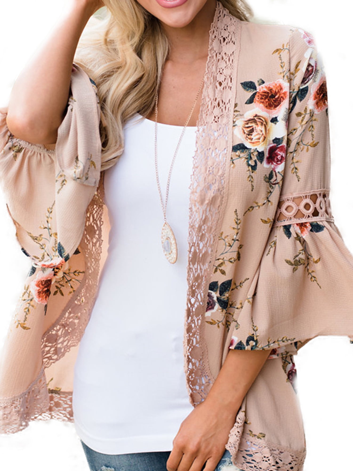 open front kimono cardigan