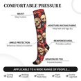 thumbnail image 2 of Pofeuu record Skull rock Print Compression Socks for Women & Men Circulation - Best Support for Nurses,Running,Athletic,Sports, 2 of 7