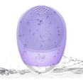 thumbnail image 7 of Facial Cleansing Brush, 3-in-1 Electric Soft Silicone Waterproof Face Scrubber, USB Rechargeable IPX7 Waterproof Sonic Vibrating Face Brush for Deep Cleansing, Gentle Exfoliating and Massaging, 7 of 7