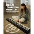 thumbnail image 3 of Teclado de piano Donner DEP-1 de 88 teclas con soporte, pedal y funda, 3 of 8