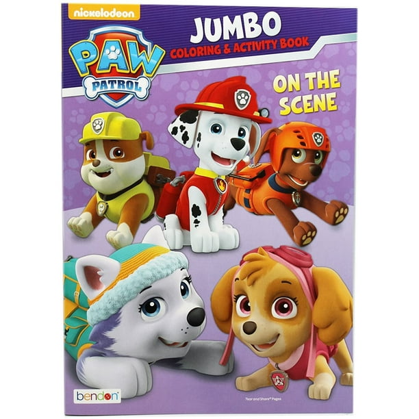 Libros para colorear de La Patrulla Canina, paquete de 2