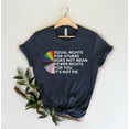 thumbnail image 3 of Equal rights for others does not mean fewer rights for you shirt, it not pie shirt, LGBT Rainbow, Black Rainbow, Transgender Rainbow, Pride 1436238830, 3 of 4