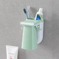 thumbnail image 2 of Vaso organizador universal de pasta de dientes y cepillos de dientes para montaje en pared, apto para todo tipo de cepillos, 2 of 5