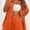 Orange, variant on MORTTIC Women's Short Sleeve Button-Up Shirt and Shorts Set Casual 2-Piece Summer Lounge and Travel Outfit, S
