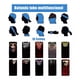 thumbnail image 2 of 10 pack Bandana - Multifunción Bandana-cacería, Moto, Pesca Color Negro, 2 of 4