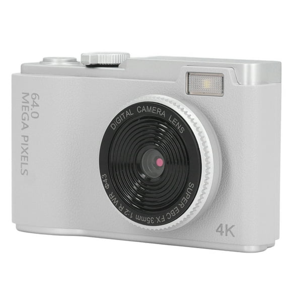 Cámaras Digitales para Fotografía, Cámara Vlogging 1080p 48MP, Cámara Compacta Con Zoom Digital 16x Con Pantalla de 2,4 Pulgadas, Cámara Selfie Portátil para Viajes