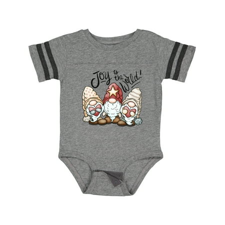 

Inktastic Joy to the World Christmas Gnomes Gift Baby Boy or Baby Girl Bodysuit