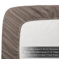 thumbnail image 2 of Bare Home 2 Twin Fitted Premium Ultra-Soft Bed Sheets (2-Pack) - Hypoallergenic, Twin, 12" Deep Pocket, 39" x 75"(Twin, Taupe), 2 of 4