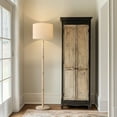 thumbnail image 5 of Oneach 62" Farmhouse Floor Lamp for Living Room,Vintage Natural Wood Grain Tall Standing Lamp for Bedroom, Office,Decor,Retro,Rustic, 5 of 8