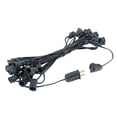 thumbnail image 3 of Novelty Lights C7 Yellow Ceramic Christmas Lights Set - Indoor/Outdoor Christmas Light String – Opaque Christmas Bulbs – Outdoor String Lights - Black Wire - 25 Foot, 3 of 5