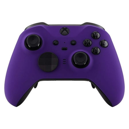 Soft Touch Purple UN-MODDED Custom Controller Compatible with Xbox ONE Elite Series 2