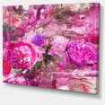 thumbnail image 2 of Pink Peonies Abstract Background - Floral Art Canvas Print, 2 of 4
