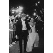 Wedding Sparklers 36-inch for wedding grand exit reception send-off light photography model party (Pack of 30 + 1 Pack of Silk Petals)