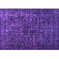 thumbnail image 1 of Ahgly Company Indoor Rectangle Abstract Purple Contemporary Area Rugs, 6' x 9', 1 of 4