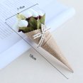 thumbnail image 3 of Coofit 3 Bunches Artificial Flower Decorative Kraft Paper Wrap Fake Flower Photo Prop, 3 of 8