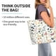 thumbnail image 2 of Balery Watercolor Floral Bolsa Tote Estilo Estético con Cremalleras, Bolsa de Hombro, Bolsa de Compras Grande y Plegable, 2 of 8
