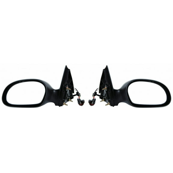 For Ford Taurus 2002 03 04 05 06 2007 Driver and Passenger Side | Pair Door Mirror | Power | Non-Heated | w/Puddle Light | Paint to Match | Replacement For 6F1Z 17683 A, YF1Z17D743PTM | FO1320250