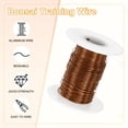 thumbnail image 2 of Uxcell 1-Pack Bonsai Training Wire, 0.8mm x 66ft/20m Anodized Aluminum Bonsai Tree Wire for Fine Trunk [Copper], 2 of 7