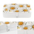thumbnail image 4 of Daisy Jewelry Box Organizer Storage Box with Removable Compartment, Portable PU Leather Jewelry Boxes, 4 of 6
