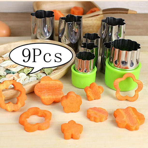 LNKOO Vegetable Cutters Shapes Set Cookie Cutters Fruit Mold Cheese