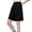 Black, variant on Workwear Shorts for Girls Summer Lightweight High Waisted Casual Wide Leg Pants for Medium Sized Children Sportive Silk Five Inch Mid Length Pants for Dance Audition Outfit 7-8 Years