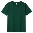 thumbnail image 1 of Selected pure cotton round neck parent-child short-sleeved shirt, casual party sports loose top, 1 of 2