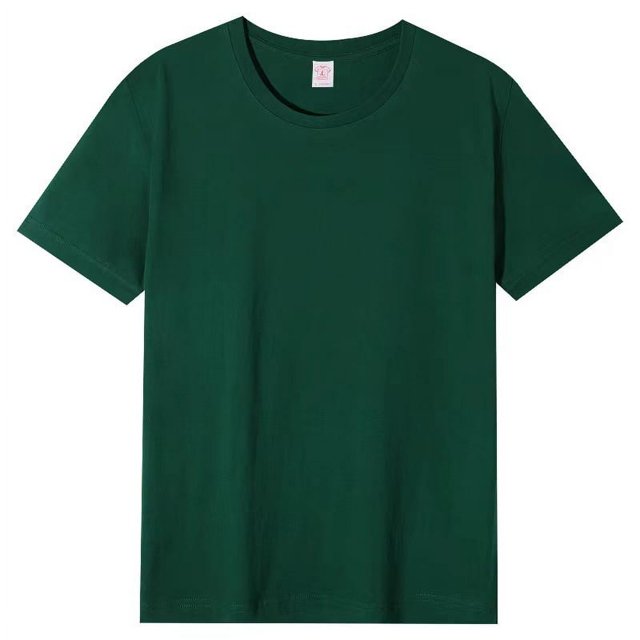 Selected pure cotton round neck parent-child short-sleeved shirt, casual party sports loose top