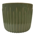 thumbnail image 1 of Maceta Home Trends 25 x 25 cm Rayas Verde, 1 of 4