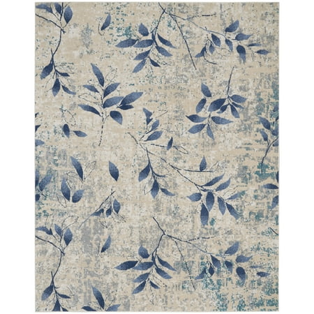 UPC: 0099446845757 | Nourison Rich water blues in nature-inspired designs. The Calvin Klein River Flow collection offers urban sophistication with an artful  minimal touch. Choose from an array of contemporary abstracts a