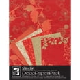 thumbnail image 2 of Black Ink Deco Paper Pack-Chinaberry Red, 2 of 2