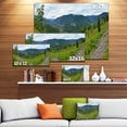 thumbnail image 3 of Green Mountains Panorama - Landscape Canvas Art Print, 3 of 4