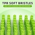 thumbnail image 6 of Dog Brush Bath Histotree Soothing Massage Rubber Bristles Curry Comb for Dogs & Cats Washing, 6 of 6