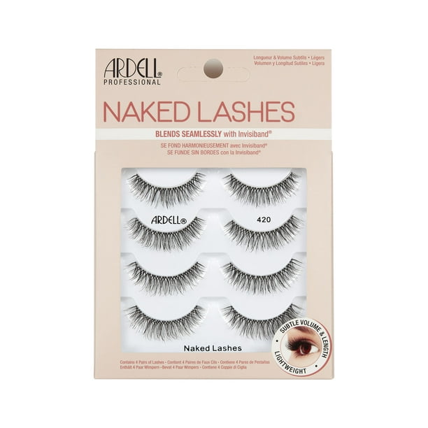 Ardell Naked Lashes 420 4 Pack - Walmart