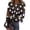 Black(Pumpkin Ghost), variant on Halloween Shirts for Women Long Sleeve Slim Funny Pumpkin Ghost Tunic Tops Holiday Fall Spring Crew Neck Ribbed Tee Tops Purple L